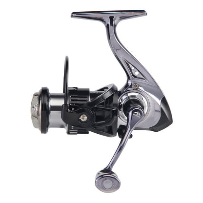 Micro Fishing Reel Deep Line Cup Fishing Reel Sea Fishing Reel Black Electroplated Fishing Reel Lure Spinning Reel
