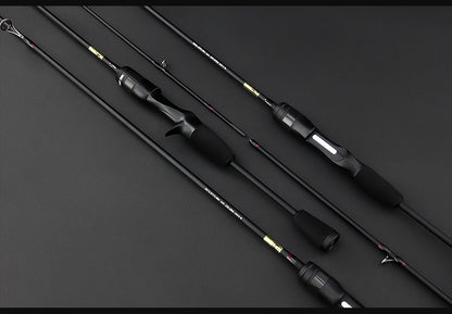 Haodun Full Fuji O-Ring Carbon Micro Lure Rod with Sound Wheel Seat 1.68m UL Fishing Rod Long Casting Fishing Rod