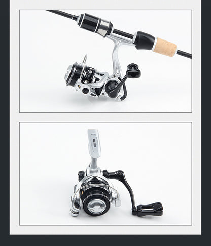 Carbon Micro Spinning Wheel 500 Model Fishing Reel 800 Lure Reel Wholesale Fishing Reel Gapless Fishing Line Reel HB