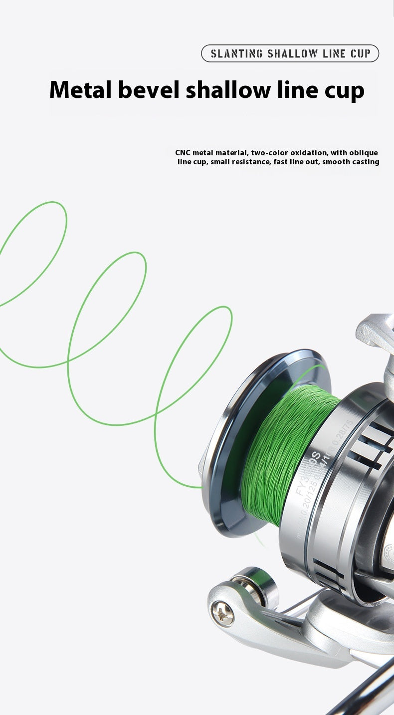 Micro Fishing Reel Small Golf Lure Spinning Reel Wholesale 5.2:1 Speed Ratio 3 New Fishing Reel FY