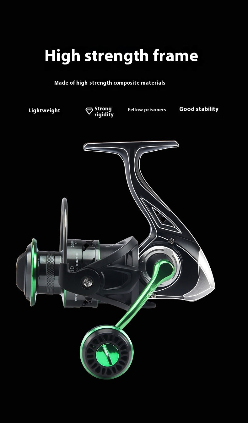 Full Metal Line Cup Lure Spinning Reel Wholesale Fishing Reel Long Casting Sea Rod Reel Sea Fishing Reel Snakehead Fishing Reel KP