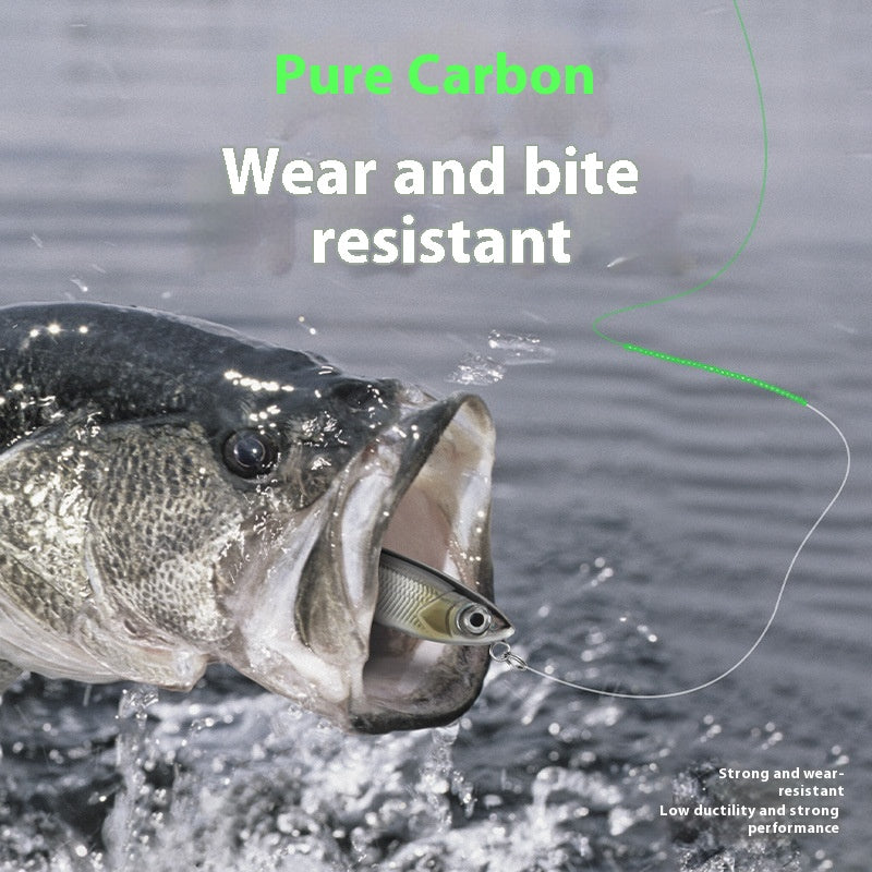 Leader Line Fishing Line Abrasion Resistant Lure Carbon Line Fishing Line Sub-line Japanese Original Silk Carbon Line Fishing Line Wholesale