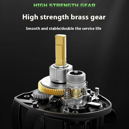 Anti-Explosion Line Water Drop Reel Wholesale Metal Lure Reel Long Casting Fishing Reel Lei Qiang Black Fishing Reel Sea Fishing Reel