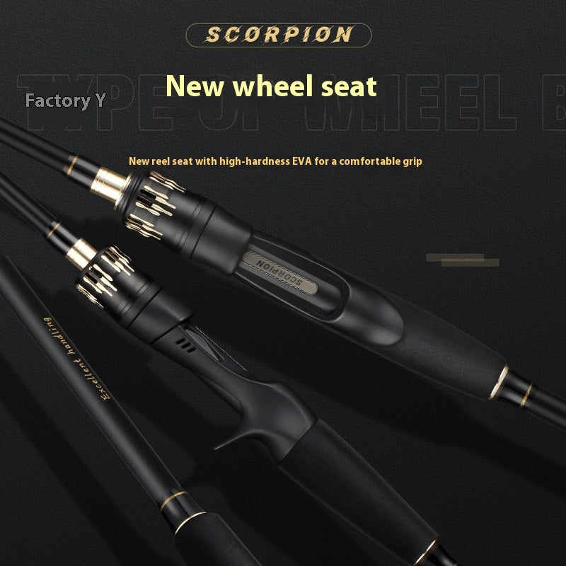 M Tuning Lure Rod Wholesale MH Hardness Lei Qiang Rod Black Rod UL Micro Object Horse Mouth Fishing Rod Long Casting Fishing Rod