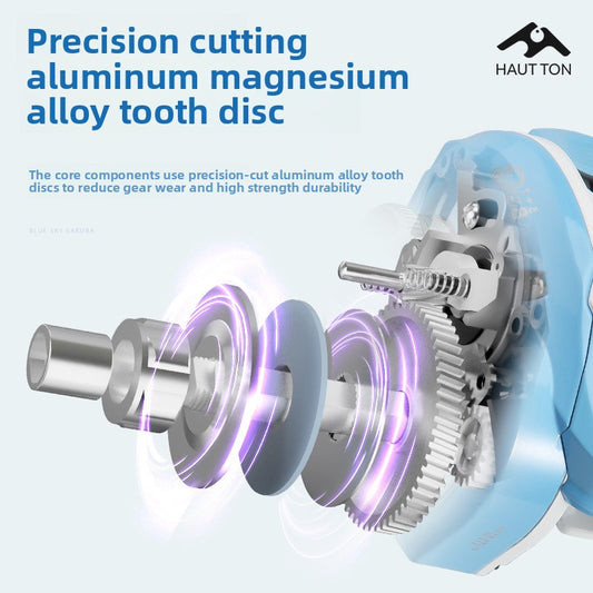 Macaron Micro Lure Water Drop Reel Shallow Line Cup Fishing Reel Short Shaft Line Cup Fishing Reel 7.1:1 Fishing Reel