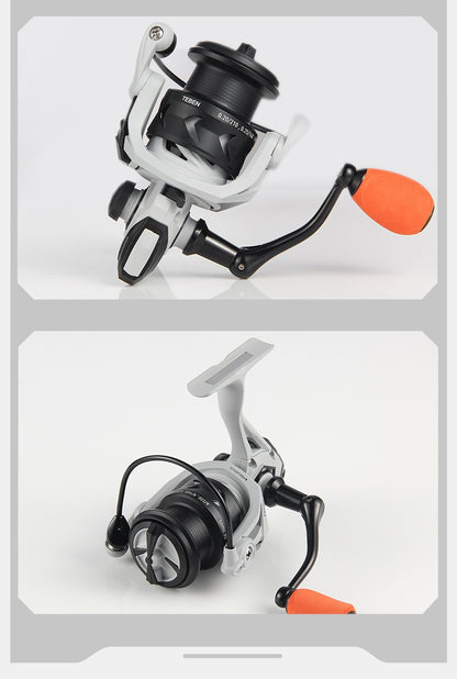 Seamless Lure Spinning Reel 4+1 Long Casting Reel 5.2:1 Universal Sea Fishing Reel Sea Rod Reel CC