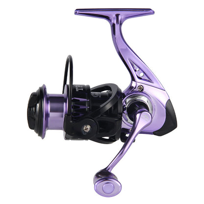 Micro Fishing Reel Deep Line Cup Fishing Reel Sea Fishing Reel Black Electroplated Fishing Reel Lure Spinning Reel