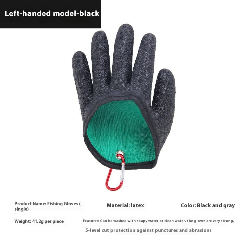 Lure Anti-Slip Fishing Gloves Multi-Functional Fishing Latex Gloves Anti-Puncture Waterproof Sea Fishing Gloves