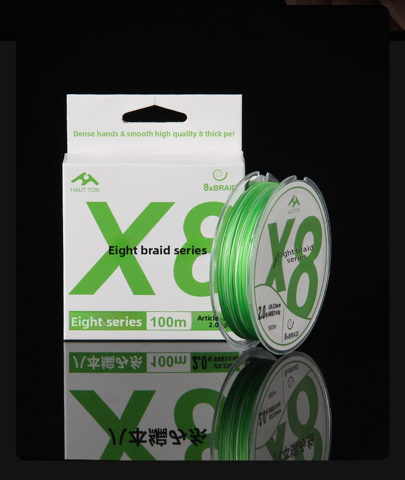 8-strand Lure Long Casting PE Line 1.1m Colors Fishing Line Main Line Dali Horse Fishing Line