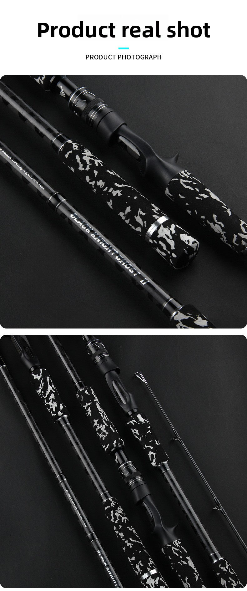 XXH Super Hard Thunder Strong Rod Light Thunder Heavy Thunder Universal XH Long Casting Lure Rod Heavy Grass Area Snakehead Fishing Rod 2.4m