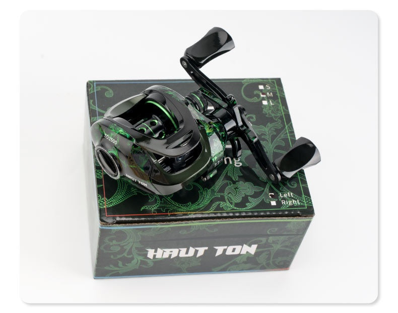 Anti-Explosion Line Water Drop Reel Wholesale Metal Lure Reel Long Casting Fishing Reel Lei Qiang Black Fishing Reel Sea Fishing Reel