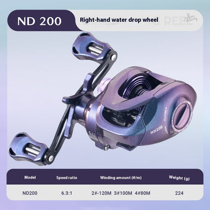 Lure Baitcasting Reel Wholesale Temu Cross-Border Universal Line Cup Fishing Reel Sea Rod Reel Black Colorful Fishing Reel ND