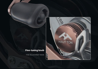 Micro Lure Baitcasting Reel Wholesale 6.3:1 Gear Ratio with Drag Alarm Long Casting Fishing Reel 5+1 Fishing Line Reel