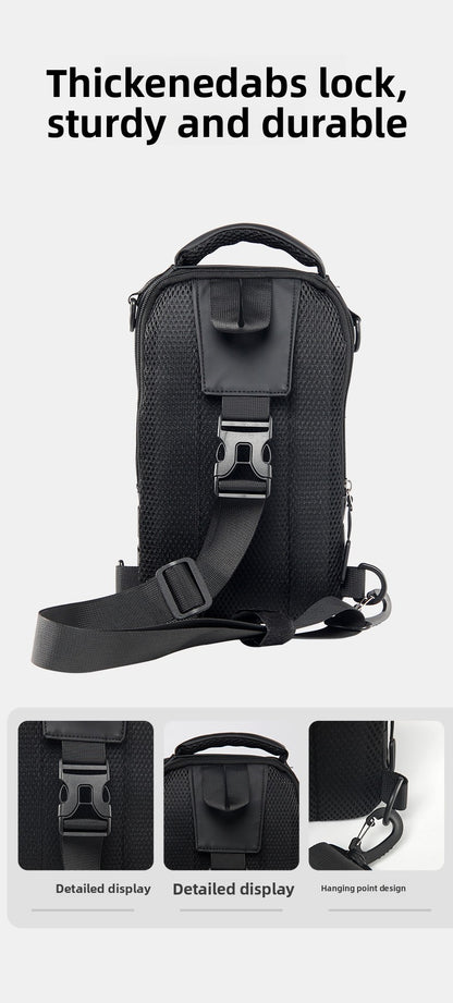 Multifunctional Waterproof Lure Backpack Single Shoulder Crossbody Lure Bag with Rod Insertion Wholesale Fishing Bag Bait Bag