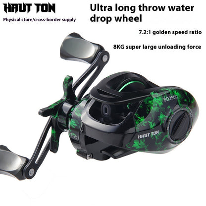 Anti-Explosion Line Water Drop Reel Wholesale Metal Lure Reel Long Casting Fishing Reel Lei Qiang Black Fishing Reel Sea Fishing Reel